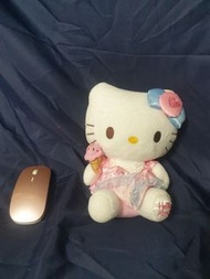 （c42）2017年 三麗鷗 花俏 凱蒂貓 hello kitty  冰淇淋 娃娃 玩偶 布偶 坐姿