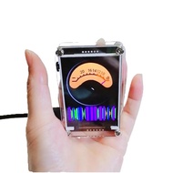 2.4 Inch Glow clock Stereo Voice Control Music Spectrum Amplifier Audio Level Indicator Rhythm Analyzer VU METER Rhythm Lights