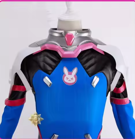 Full Set D.VA Costume Headset Armour 3D Print Classic Skin Bodysuit Halloween Cosplay Dva Zentai Cat