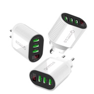 5V 3.1A Digital Display Charger | 3 USB Ports Fast Charger for Smartphones