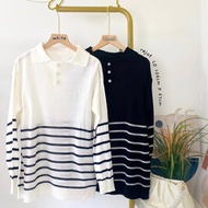 Seyha - Baju Atasan Blouse Rajut Wanita Lengan Panjang | Baju rajut seyra top Korean Look Hijab Frie