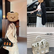 Handbag Women H3S BK house print Genuine calfskin leather sling bag women bag women