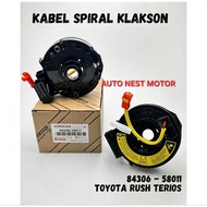 RUSH TERIOS 2006-2017 STEERING HORN SPIRAL CABLE 84306-58011 CAN BE AIRBAG & NON AIRBAG
