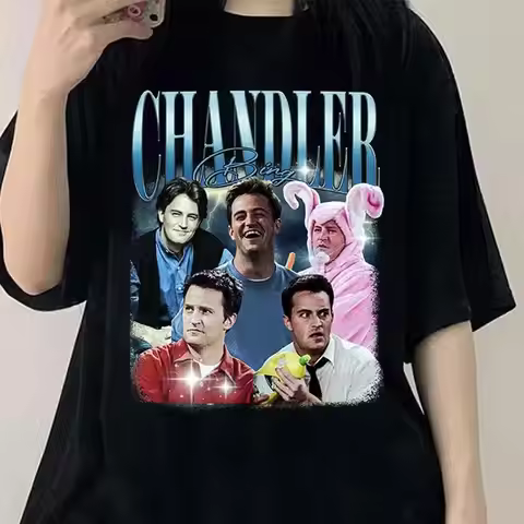 Retro Chandler Bing T Shirt Friends Matthew Perry SweaT