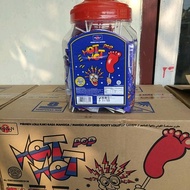 Permen Kaki Toples @100pcs - Hot Pop Candy Permen Kaki 1 Toples Bebas gula Candy Food Camilan Manis