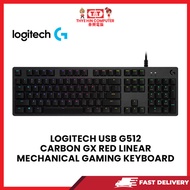 LOGITECH USB G512 CARBON GX RED LINEAR MECHANICAL GAMING KEYBOARD