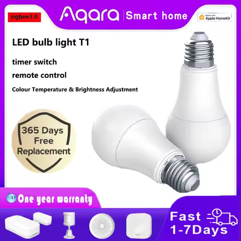 NEW Aqara Smart LED Bulb T1 Zigbee E27 2700K-6500K 220-240V Smart Remote Bulb Light For Xiaomi Mi ho