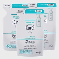 Curel珂潤潤浸保濕洗顏慕絲補充包 130ml*3入組