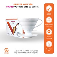 Coffee Dripper V60 HARIO Size 02 White Driper Alat Seduh Kopi Filter