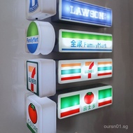 Convenience Store Refrigerator Magnet Fridge Decoration Night Light Atmosphere Light Glowing Sign Mi