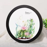 全城熱賣 - 圓形掛牆 相框 畫框【圓形-黑色（不含畫芯）】【16吋（可放直徑40.6cm）圓形】