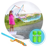 Kidzlane Bubble Wand with 24 oz of Mixed Giant Bubble Solution | Giant Bubble Wands for Kids | Outsi