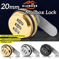 [SG] 20mm Mailbox Lock Combination Lock Password Lock Password Letter Box Locker Mailbox Digital Lock