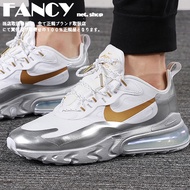 Nike Air Max 270 Low React Silver Gold Hook Platform Leisure Sports Training Running Shoes Max270 Sneakers Thick Bottom