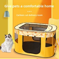 Pet supplies: cat beds, cat and dog cages, enclosed pet fences, tents, large space