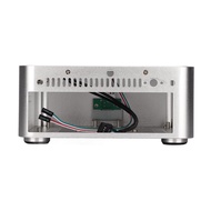Aluminum Chassis Small Desktop Computer Case PSU HTPC Mini-ITX PC Case 2 USB 3.0 Ports-beettercar