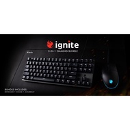 TECWARE Ignite 3-In-1 Gaming Bundle / Including Keyboard, Mouse & Mousepad