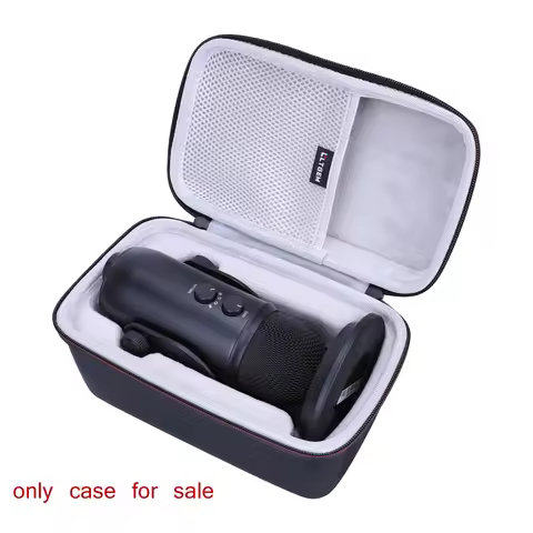 LTGEM Microphone Case for Blue Yeti/Yeti Pro/Yeti X USB Microphone Travel Protective Carrying Case B