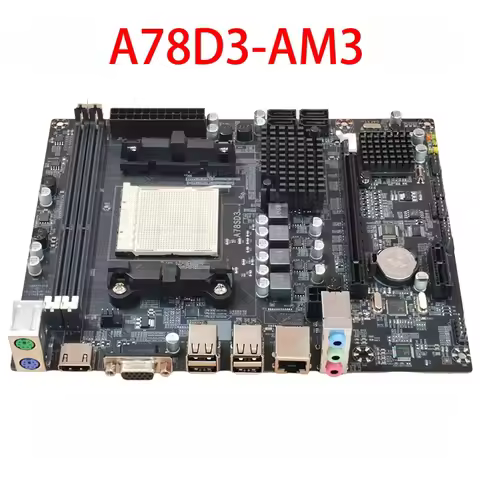 A78-AM3 motherboard with HDMI support AMD 240/250/260/630/635/640 DDR3 memory C68-AMD AM2 with IDE s