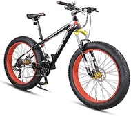 Fashionable Simplicity 27-Speed Fat Tire Mountain Bikes Adult 26 Inch All Terrain Mountain Bike Aluminum Frame Hardtail Mountain Bike With Dual Disc Brake