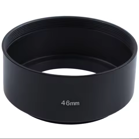 A73E-46mm Mount Standard Metal Lens Hood for Canon Nikon Pentax Sony Olympus