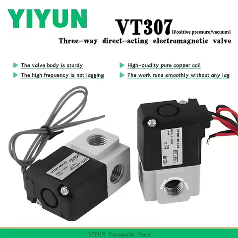 Electromagnetic Valve DXT152-25-1A VT307-5G1 6G1 4G1-02 01 VT307V-5G1 6G1 4G1-02 01 YIYUN Three-way 