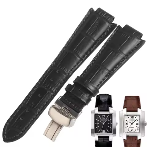 WENTULA watchbands for tissot t60 calf-leather band cow leather Genuine Leather leather strap watch 