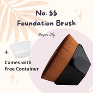 [SG INSTOCK] Kabuki Brush | No. 55 Magic Foundation Brush with Container | Makeup Brush