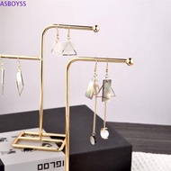 ASBOYSS Jewelry Display Stand Vintage Minority Earring Holder Earring Rack Women Girls Transparent E