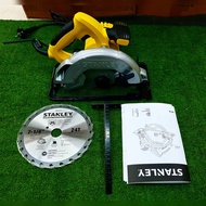 STANLEY เลื่อยวงเดือน รุ่น SC16 1600วัตต์ 220V ขนาด 7นิ้ว (ใบเลื่อยตัดไม้ 1 ใบ) Circular Saw ปรับมุม