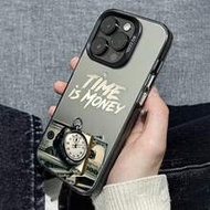 1pc New 100 Dollar Bill Pattern Phone Case, Compatible With Apple 16/15/14/13/12/11 Pro Max, Apple X