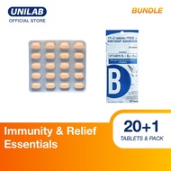 Immunity & Relief Essentials: Biogesic 20 Tablets and Pharex B-Complex 17 + 3 Tablets