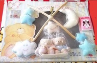 1套10件 Forever Friends Hallmark 绝版 收藏品 有原裝盒 Baby Teddy bear 熊啤啤 短絨毛 熊仔 小鴨 BB 床 膠架 公仔 吊飾