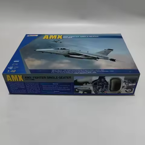 Kinetic K48026 1/48 scale AMX GROUND ATTACK AIRCRAFT-BEAZIL ITALY Plastic Model Kit