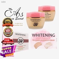 ▨Original 100% Authentic Andrea Secret Sheep Placenta Whitening Foundation Cream 70g Beauty Make Up