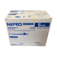 Plastic Syringe Nipro Brand Size 5 cc.