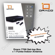 Draco HDT2-7700 + Funke DSC 250 Antenna Digital TV Receiver