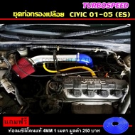 ชุดท่อกรองเปลือย กรองอากาศ กรองเปลือย ท่อกรองเปลือย พร้อมอุปกรณ์ครบชุด ไม่ต้องดัดแปลงใดๆ HKS ฟรี ท่อ