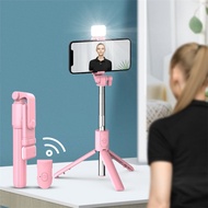 Gratis Ongkir - Tongsis Tripod LED Bluetooth 4 In 1 Dengan Remote Control / Tripod Bluetooth Selfie