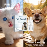 7‐Bottle Pet Oral Care Liquid Kit for Dogs & Cats (1ml Each) – Daily Dental Hygiene Water Additive t