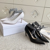 D-Journey Laced-Up Pointed High Heel Ballet Shoe
