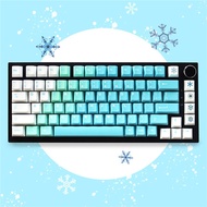 keycap anime cherry mx keycaps sa keycap GMK Yeeti Snow Monster Keycap Blue White Gradient Cherry Or