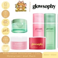 GLOWSOPHY WATERMELON BRIGHTENING MOISTURIZER GLOWSOPHY CARROT MOISTURIZER GEL GLOWSOPHY CICA PANTHEN