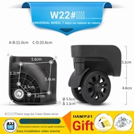ELLE Luggage Replacement Universal Wheel Accessories Wheel Luggage Wheel Reel Pulley Caster Repair R