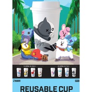(Rare) BTS BT21 X Dunkin' Donuts Reusable Cup