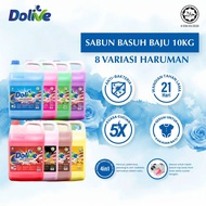 Dolive Sabun Pencuci Baju (10kg) - Mewangi, Melembut, Anti-Hapak & Anti-Bakteria