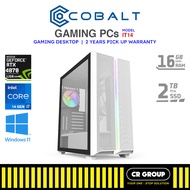 Cobalt Gaming Desktop PC IT14 - Intel i7-14700F - GeForce RTX 4070 Super 12GB - 16GB DDR5 RAM - 1TB SSD (2Yrs Pickup)