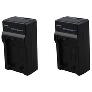 2X Battery Charger AC Adapter for Sony NP-FW50 Sony Alpha NEX-3 NEX-5NEX-5N NEX-7 NEX-C3 S NEX-F3 SL