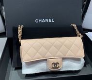 Chanel sunglasses chain bag 眼鏡盒袋 beige 米色