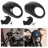 Fit Harley Sportster Dyna XL 883 XL 1200 XL883 XL1200 Motorcycle Headlight Mask Fairing Bezel Front 